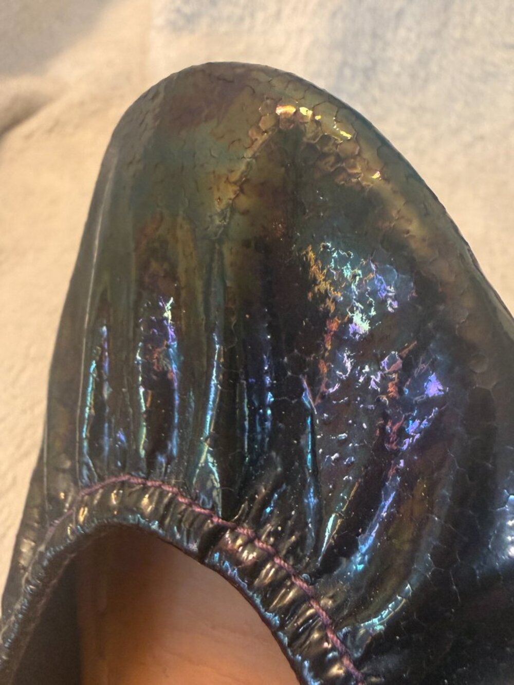 Arabian Nights Tieks size 8 with Box, Pouch/Bag and LE VD Crystal Heart Topper - Picture 16 of 17